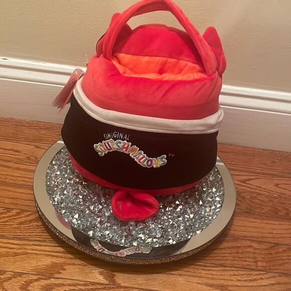 NWT Squishmallows Demi the Vampire Owl Halloween Treat candy soft plush Pail - Picture 8 of 12